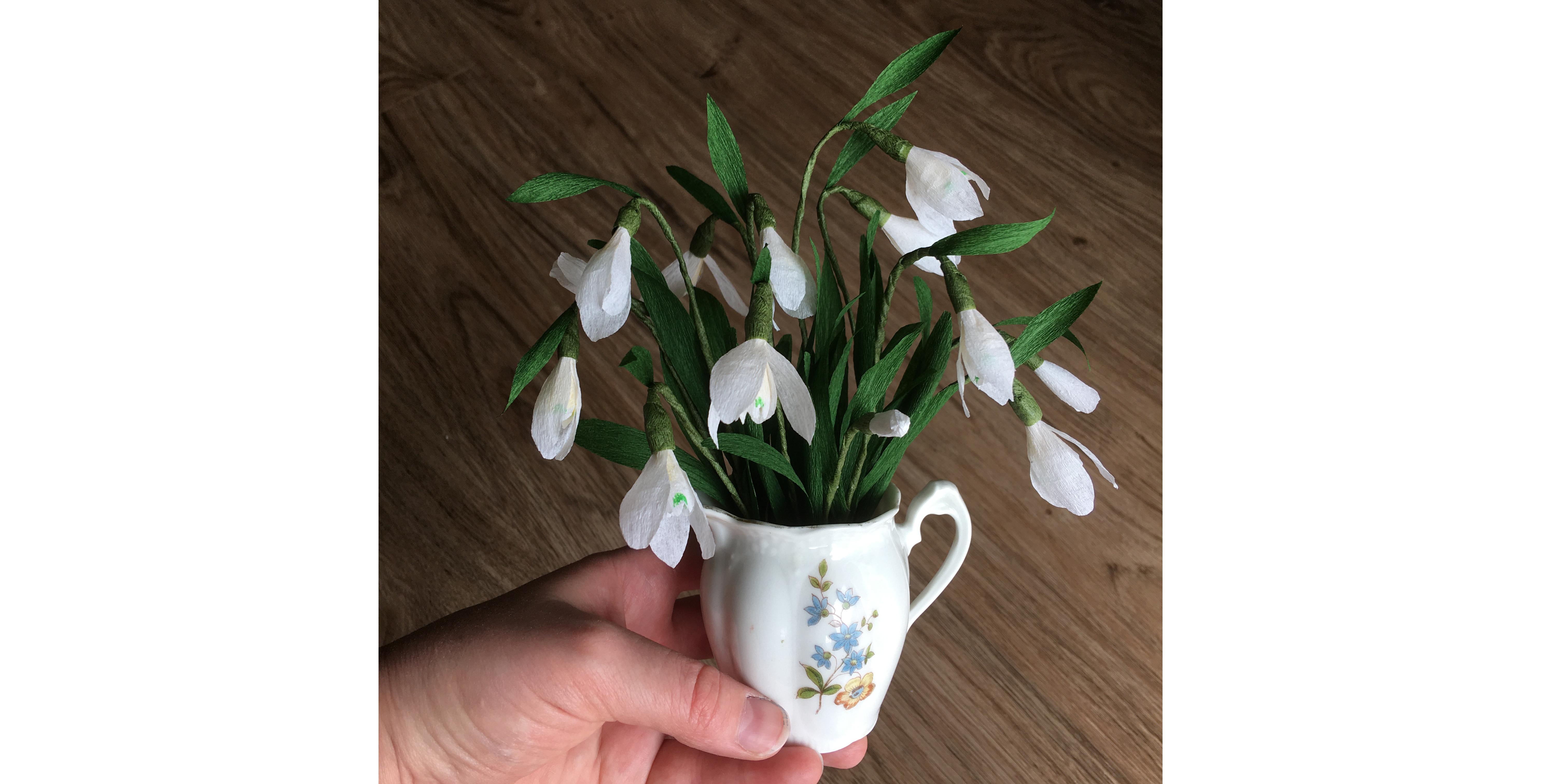 Snowdrop milkjar - student project