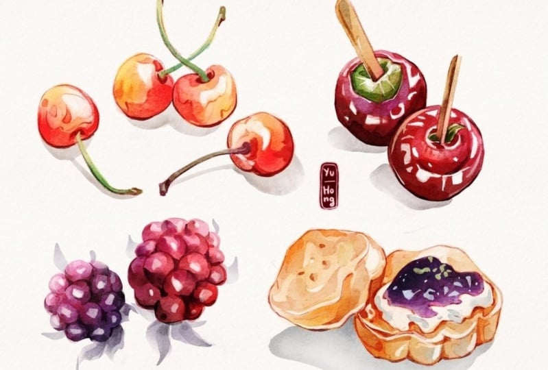 Digital Watercolor !