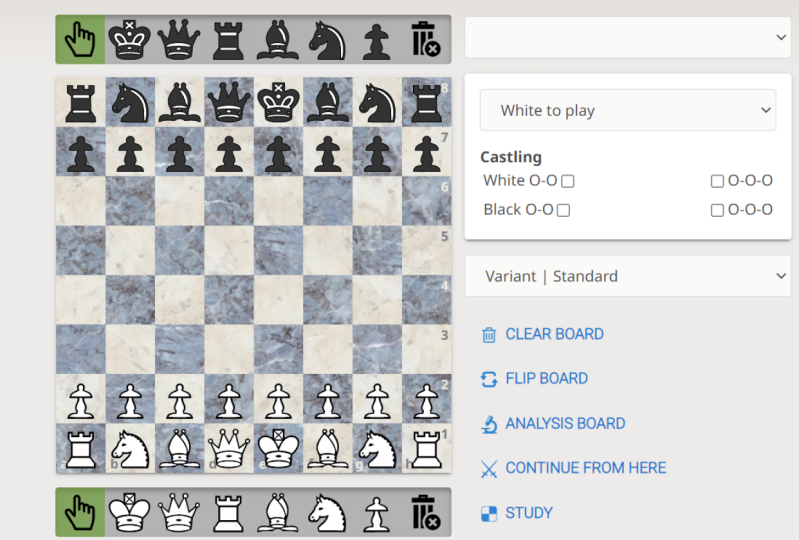 Hw 1- Place the pieces on the chessboard yourself