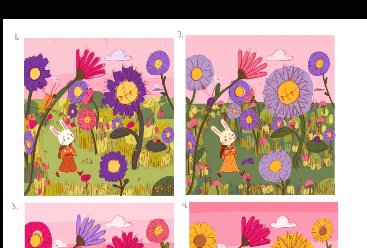 Bunny in Spring - student project