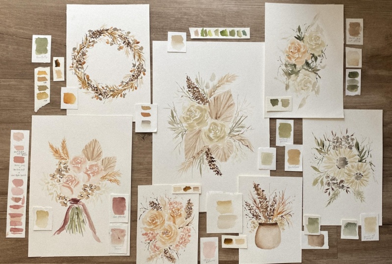 Class Projects: Dried Flowers