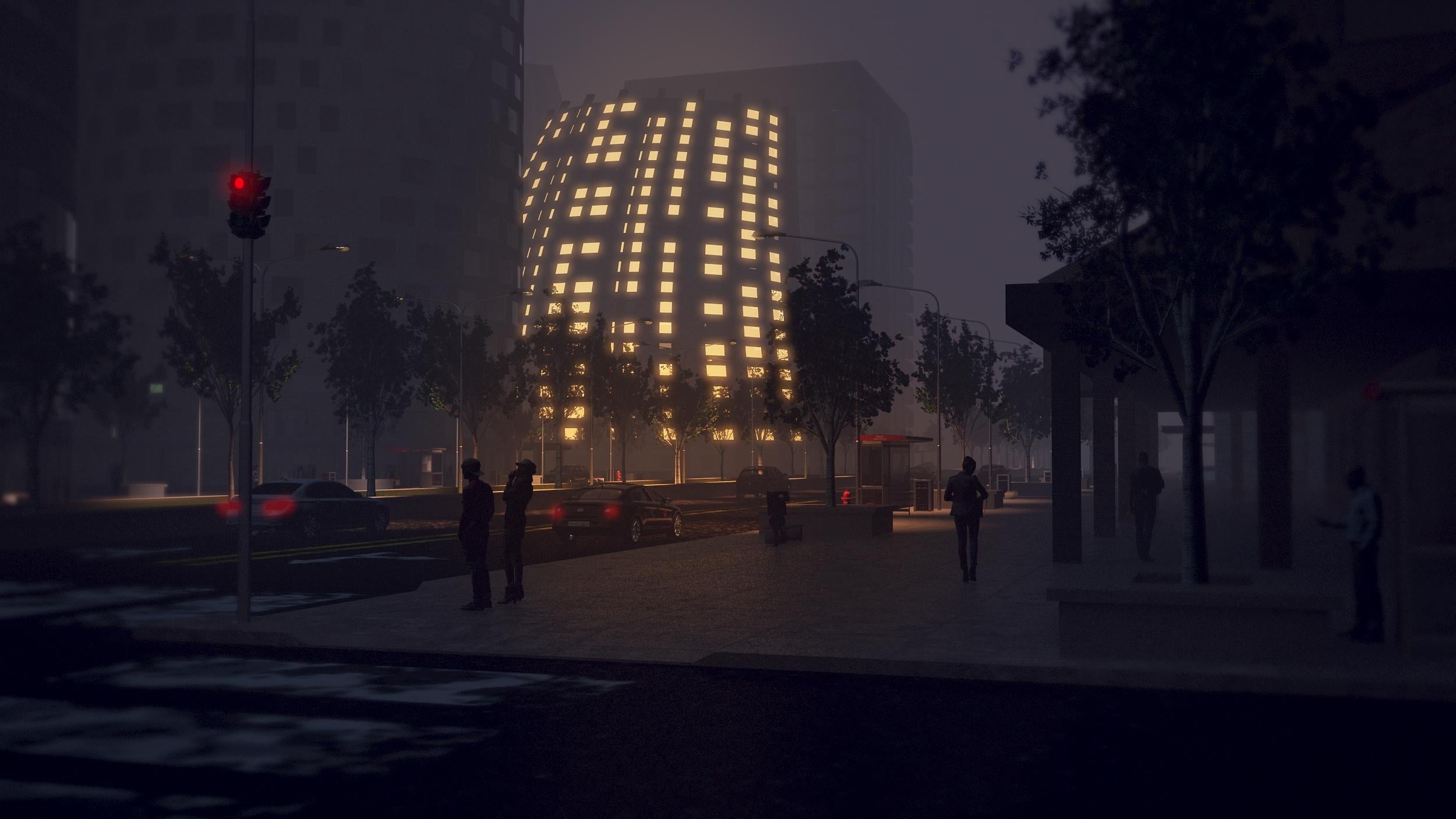 Cityscape Render - student project