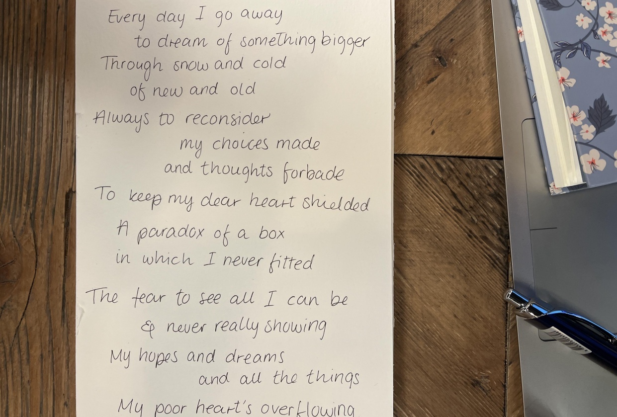 Poem: Every day chores - student project