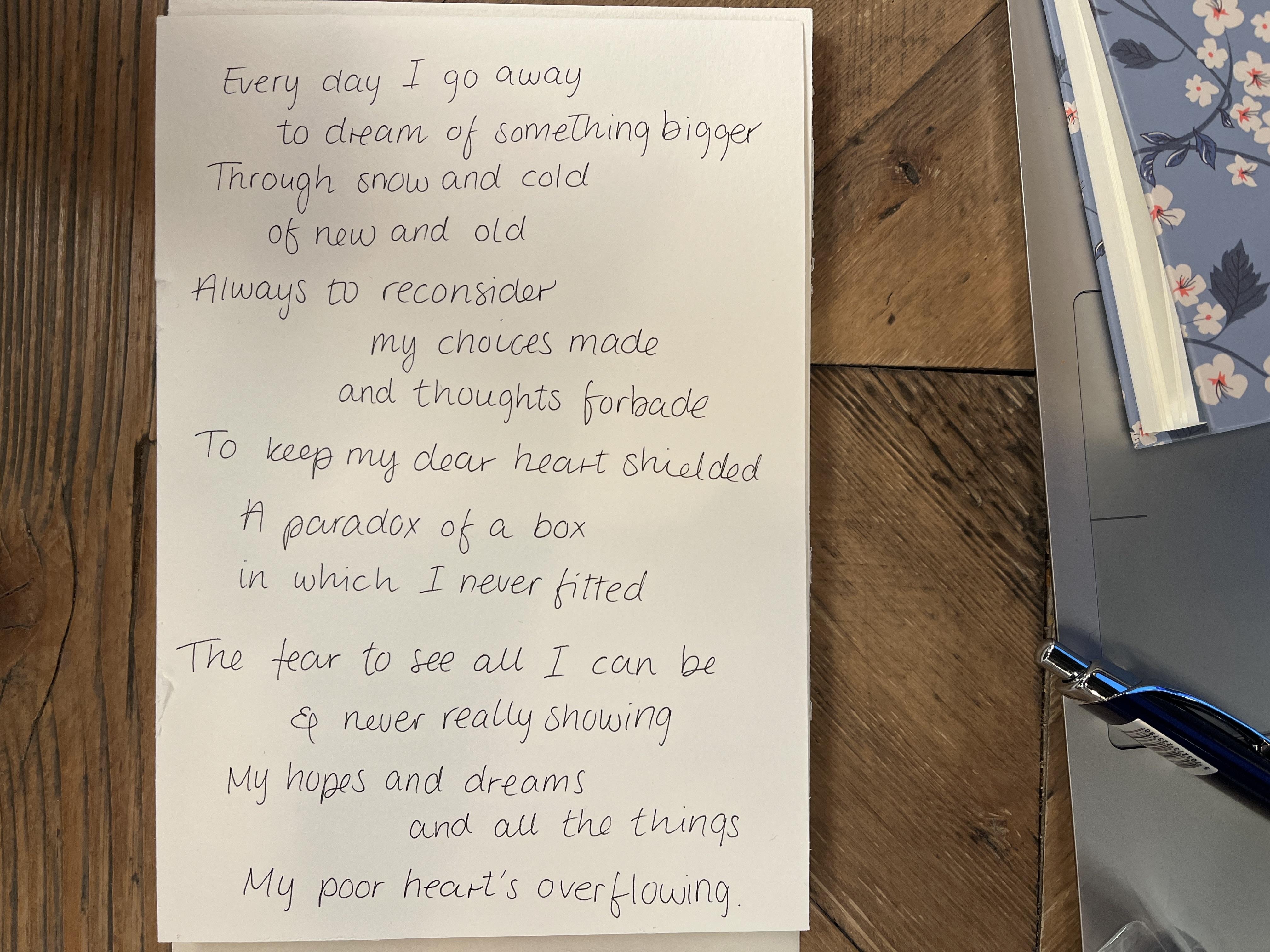 Poem: Every day chores - student project