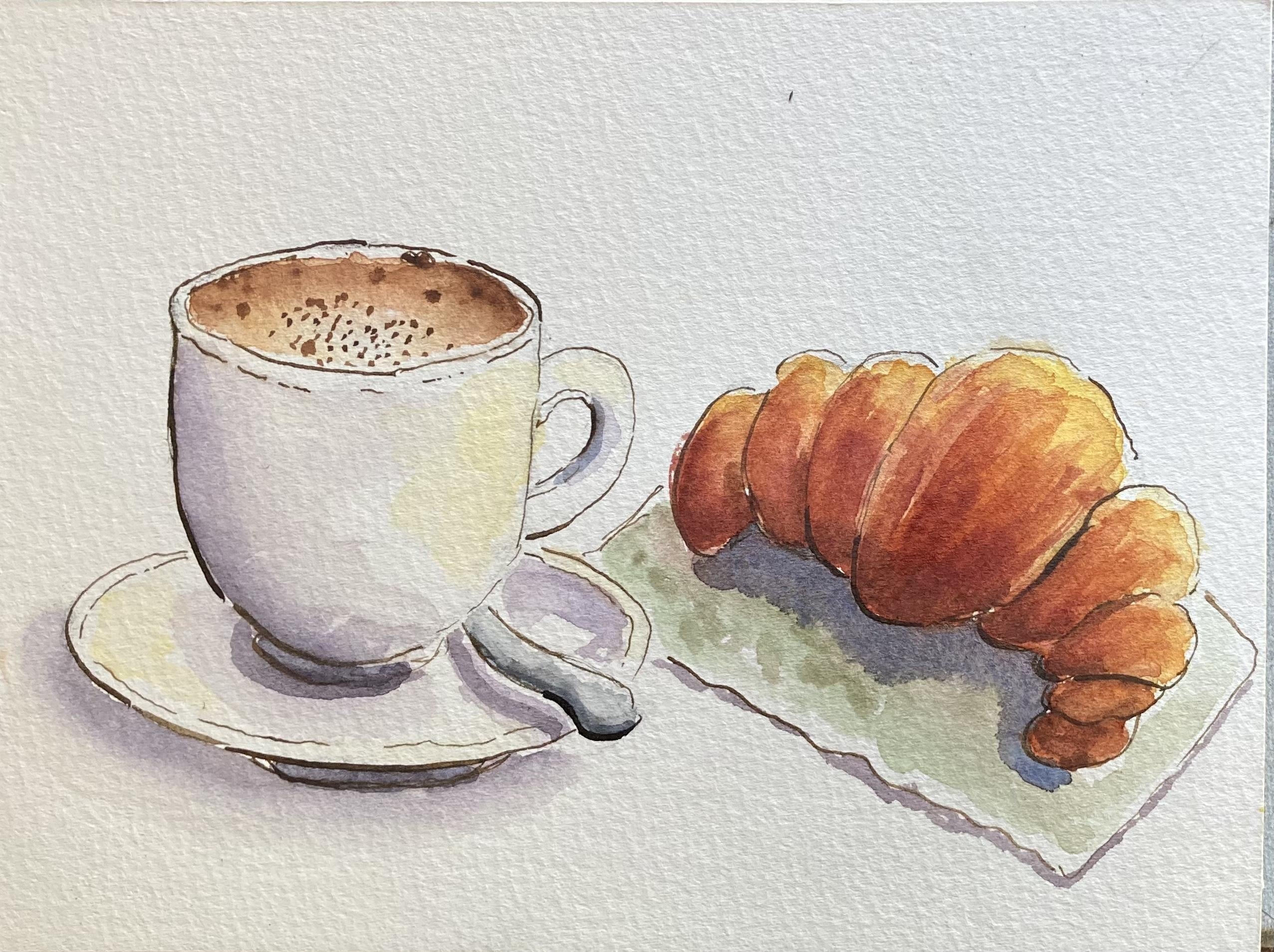 Cappuccino & Croissant - student project