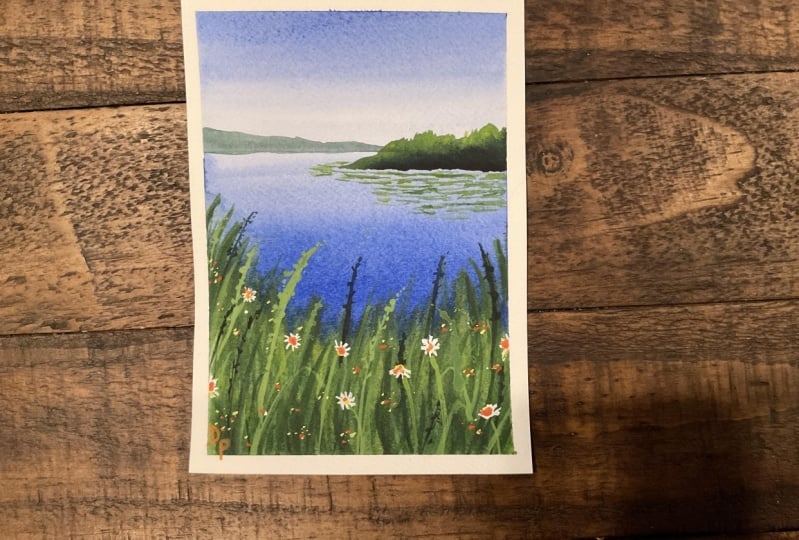 Spring Landscapes in Watercolor