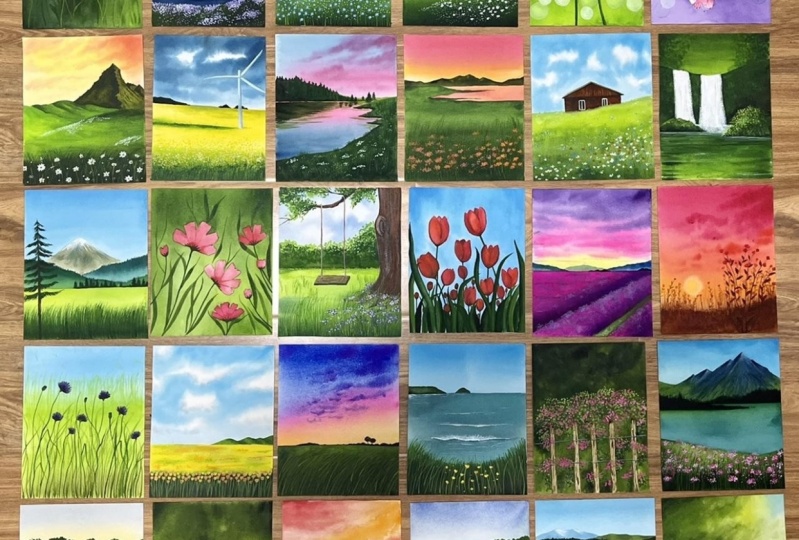 Spring Landscapes - 30 day challenge