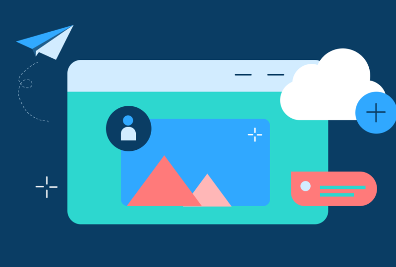 web page illustration