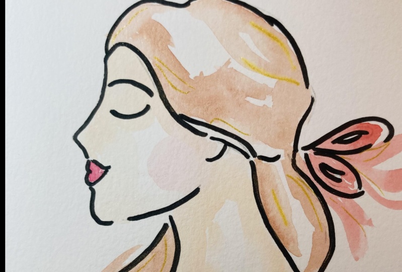 Line Art Portrait