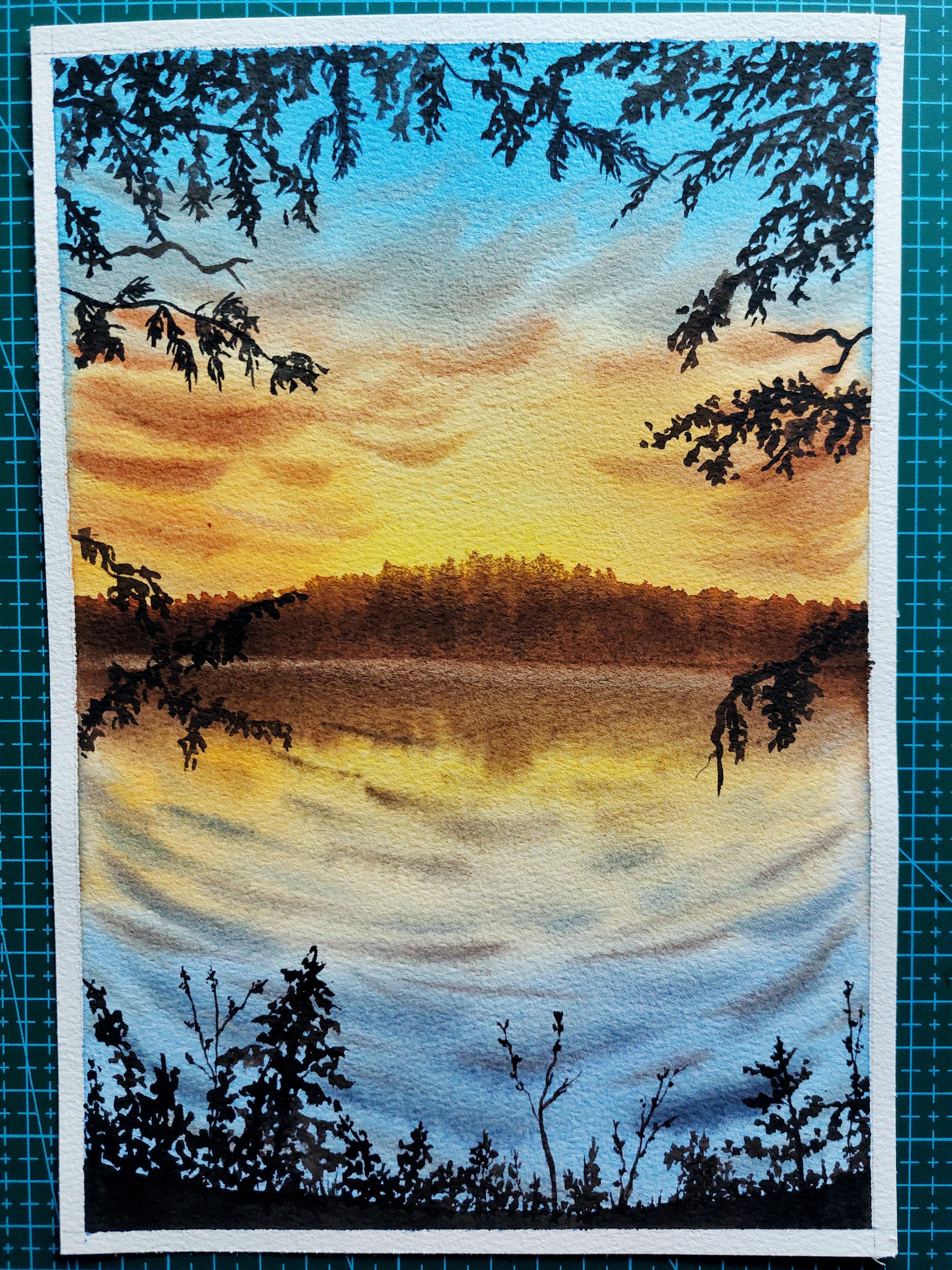 Lake Landscape - student project