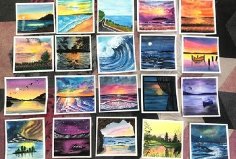 21 days Watercolour challenge- Seascapes