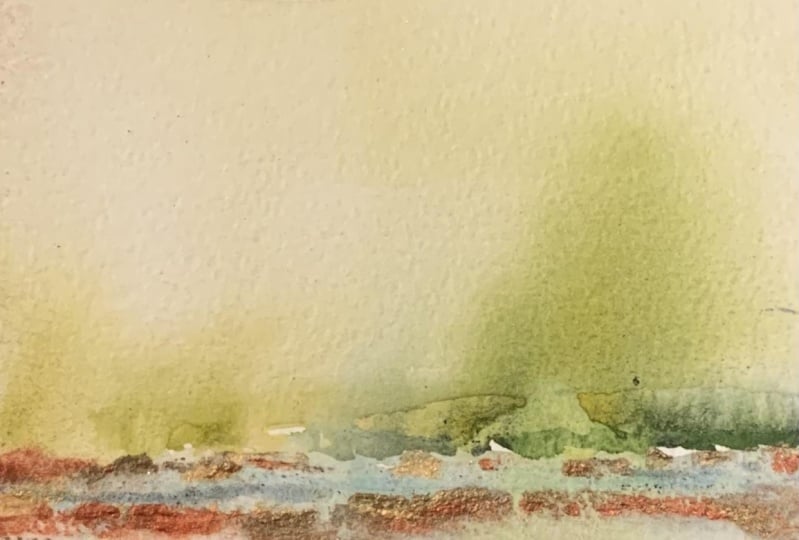 River and desert storm