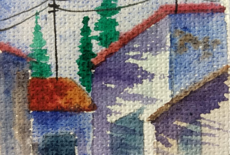 Expressive cityscape with Sukrutha