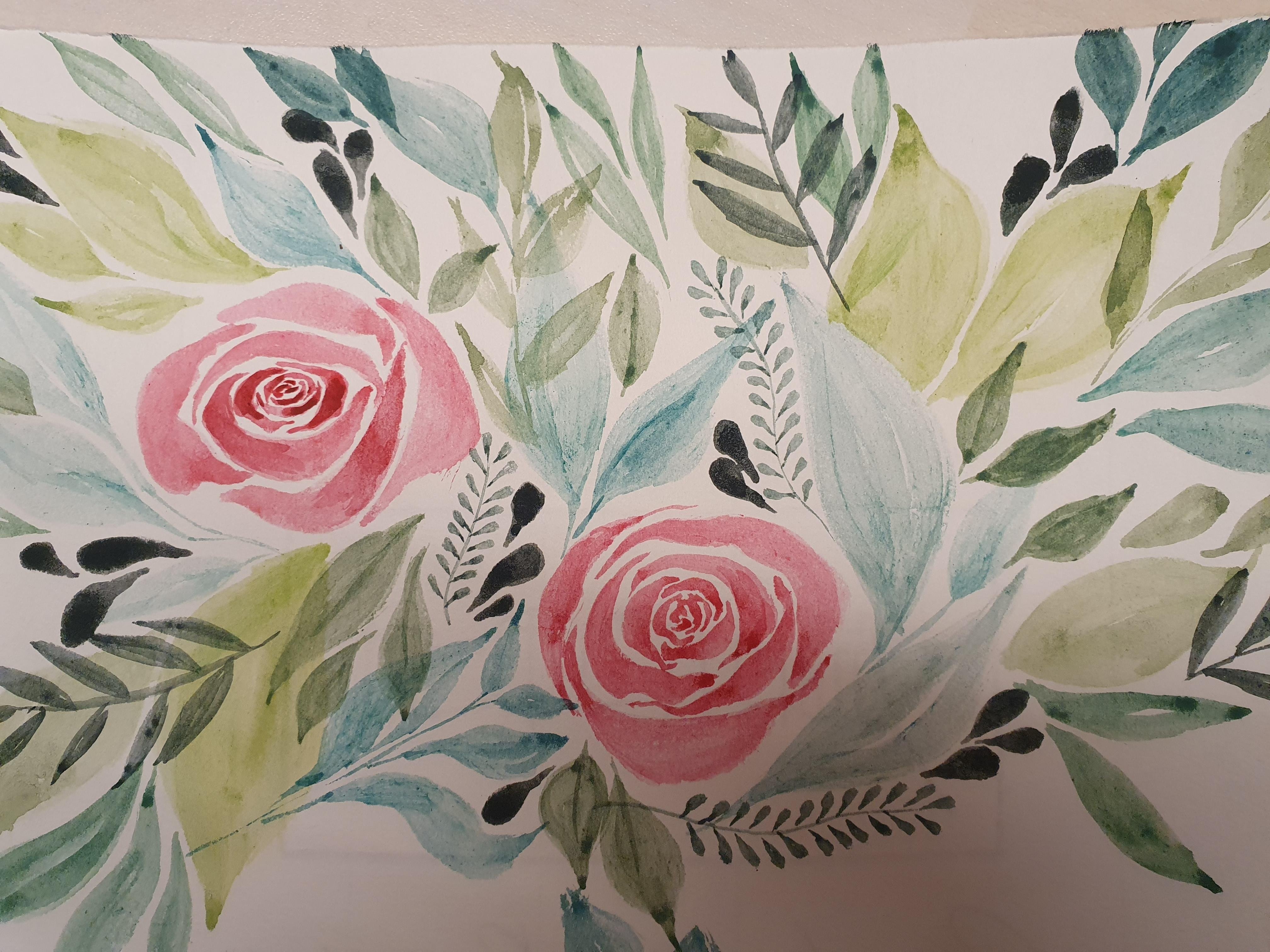 Floral pattern - student project