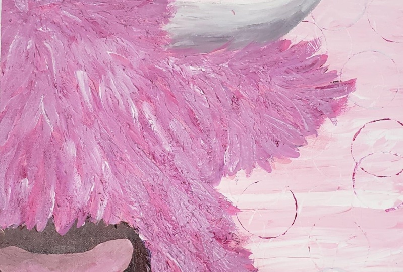 Pink Highland Cow