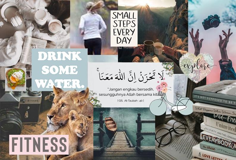 My vision board - student project