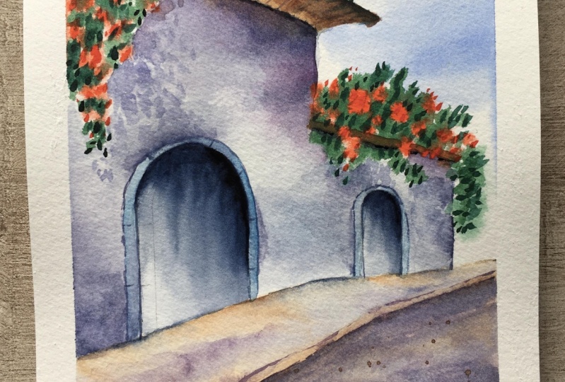 Expressive Cityscapes in Watercolour