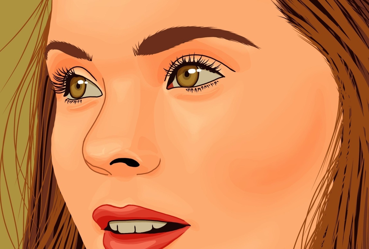 Vector portrait - student project