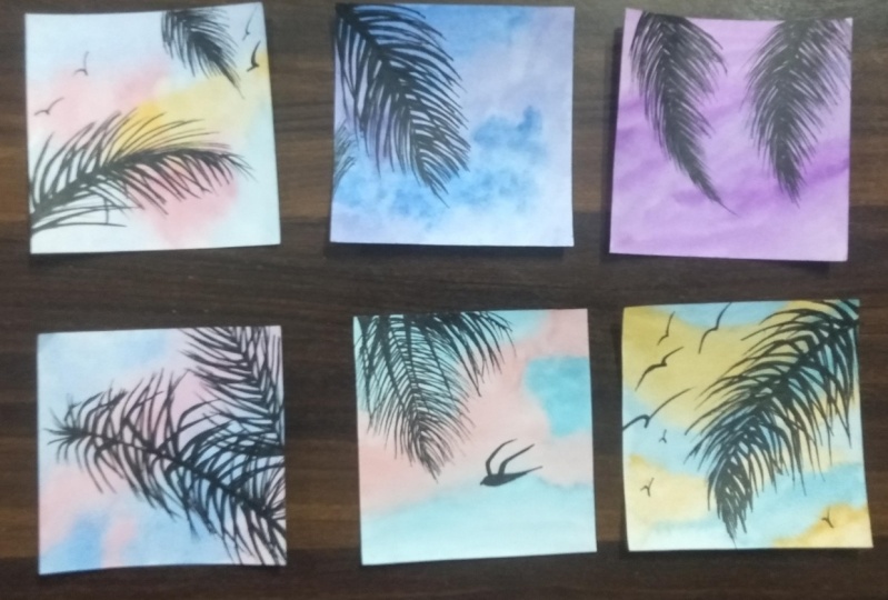 Coconut leaves