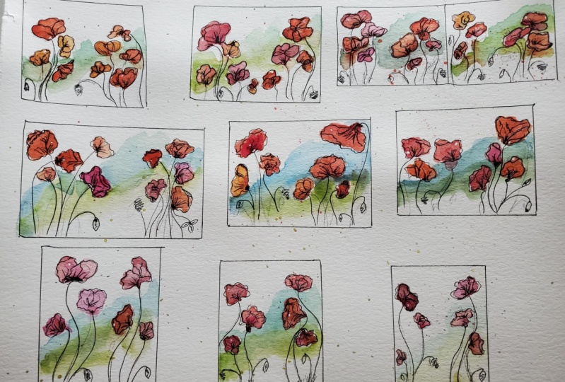 Pretty flowers - fun practice