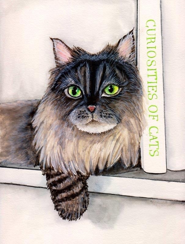 My First Cat Painting - student project