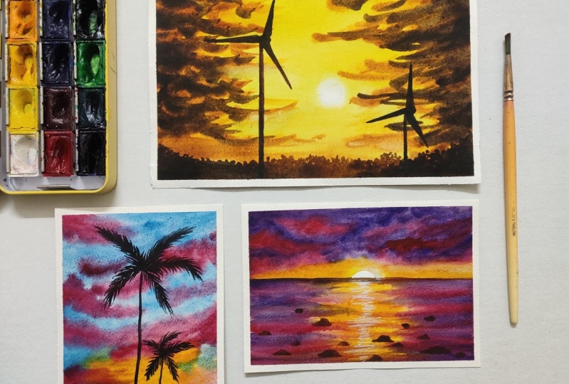 Summer Landscapes and Beaches
