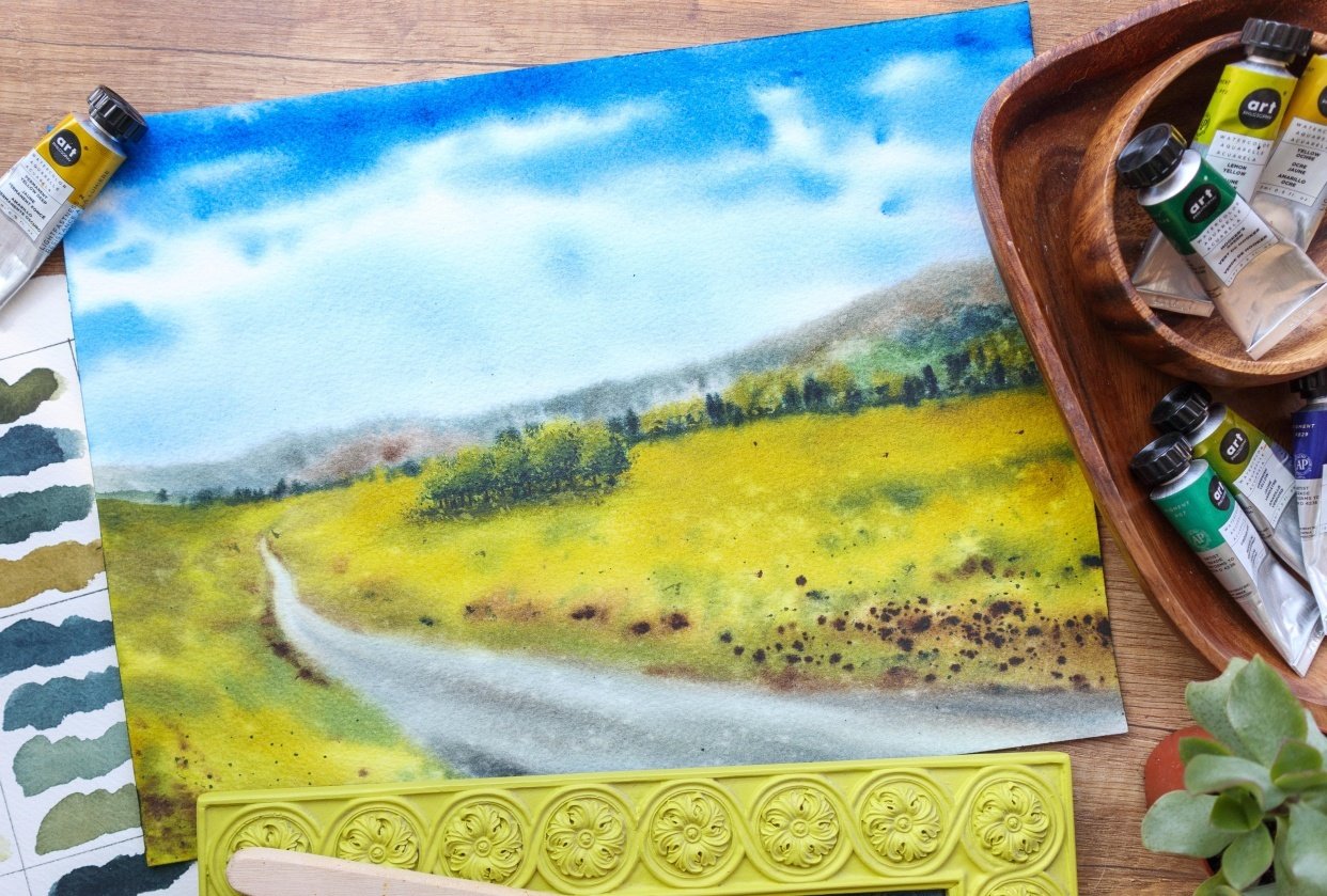 Lush Green Fields - student project