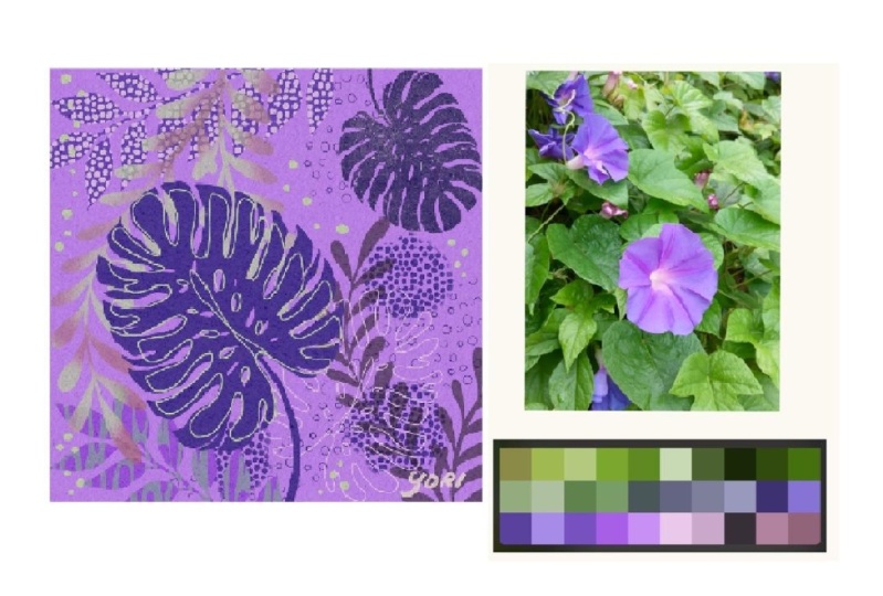 Finding colour palettes in Nature using Procreate