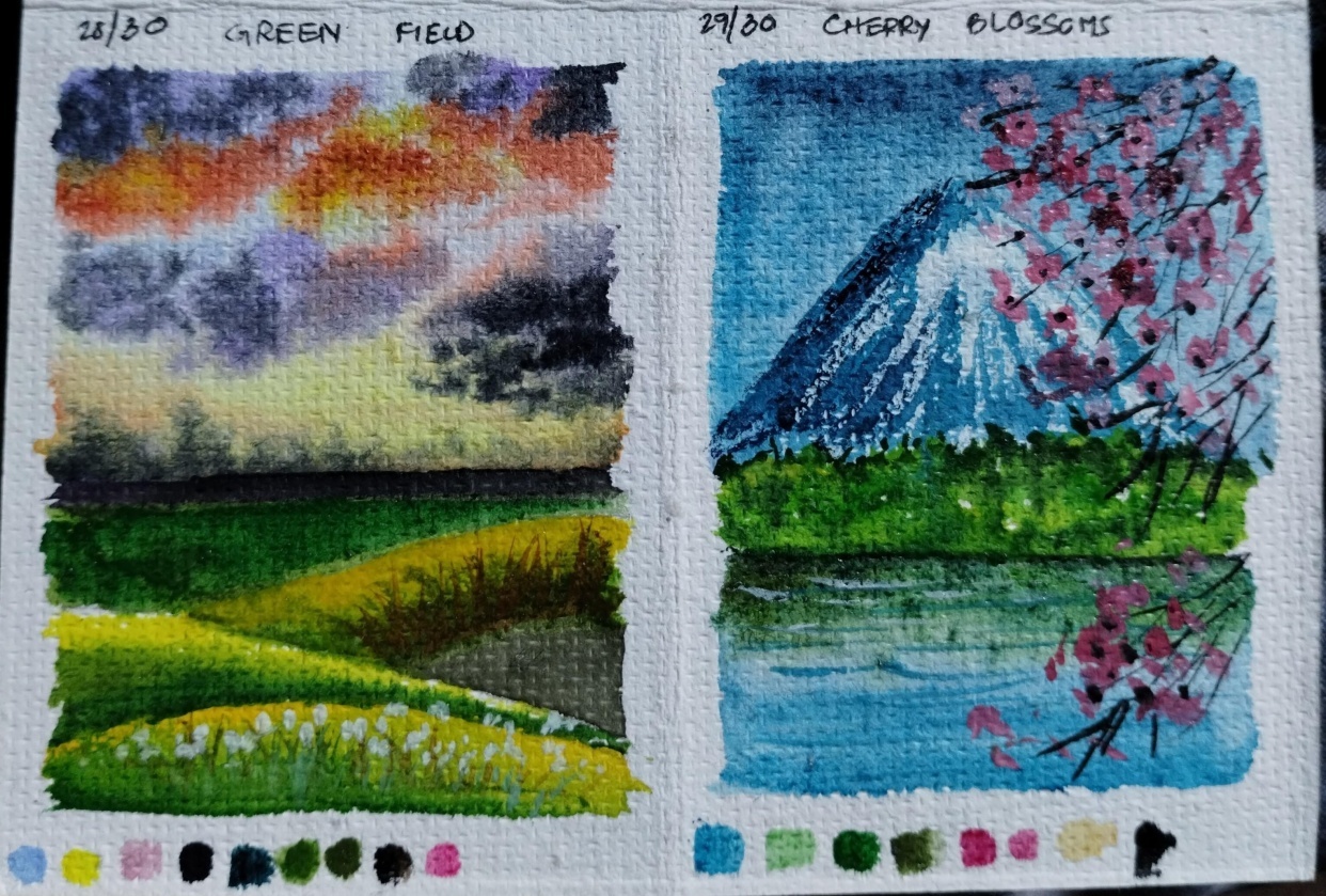 30 days nature landscape with umashree - student project