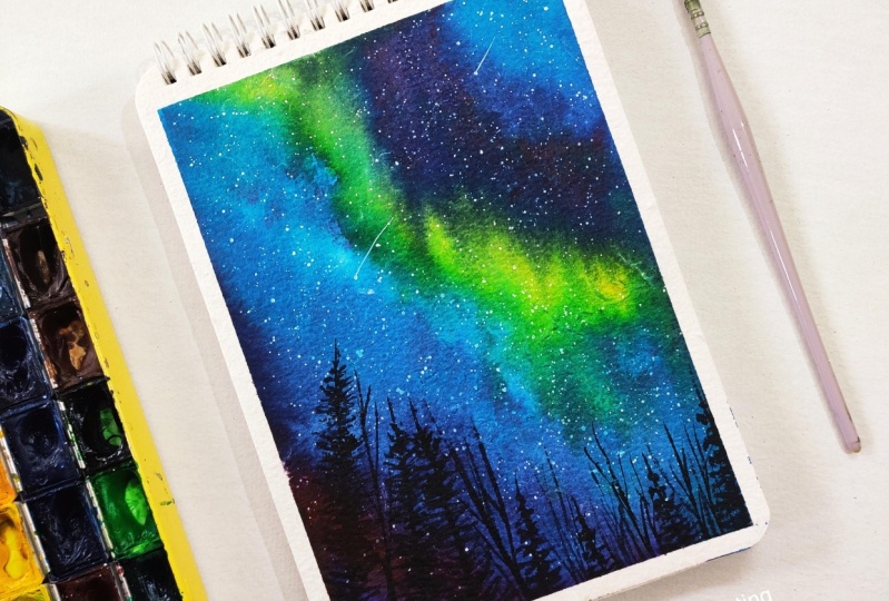 Glowing Auroras