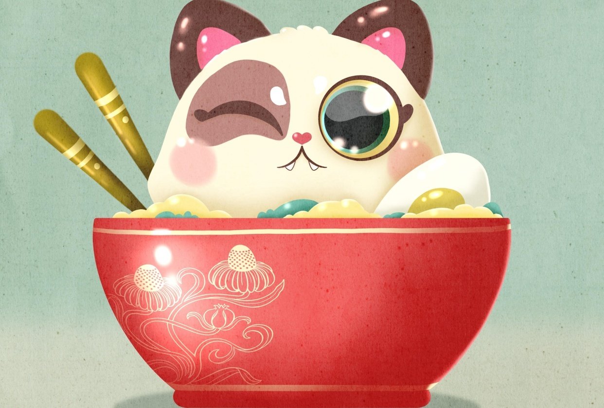 Ramen Cat - student project