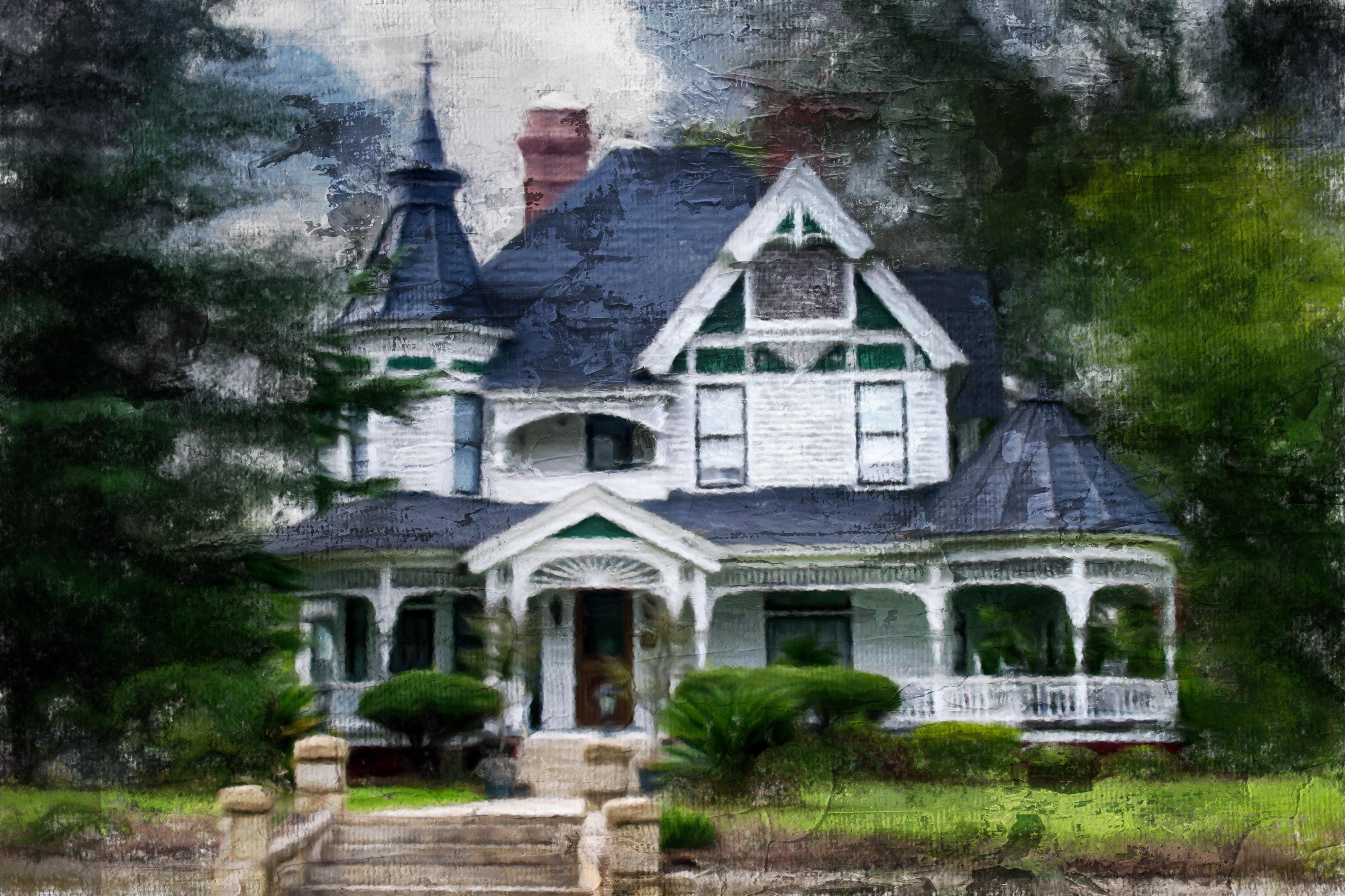Old House - Oil Paint - student project