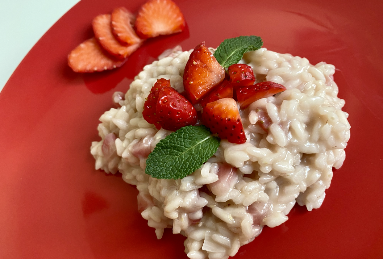 My Strawberry Risotto - student project