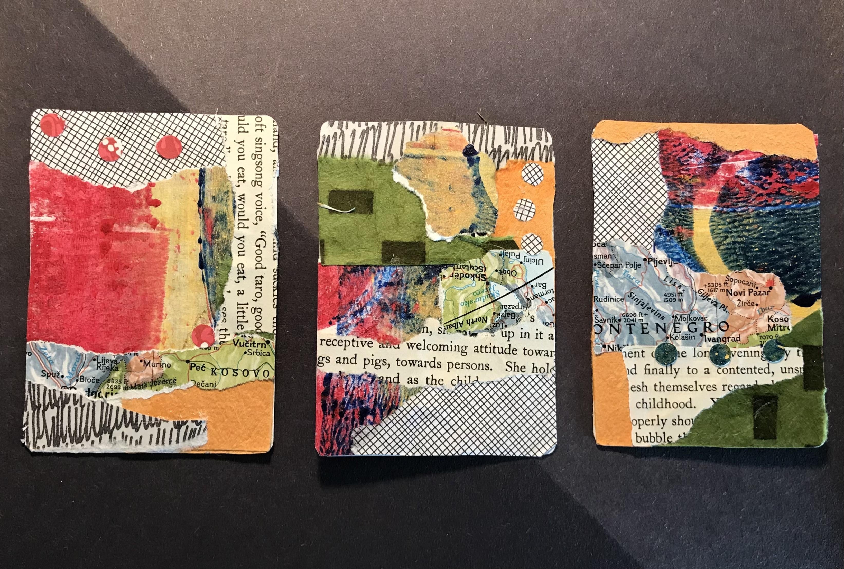 Three cohesive pieces - student project