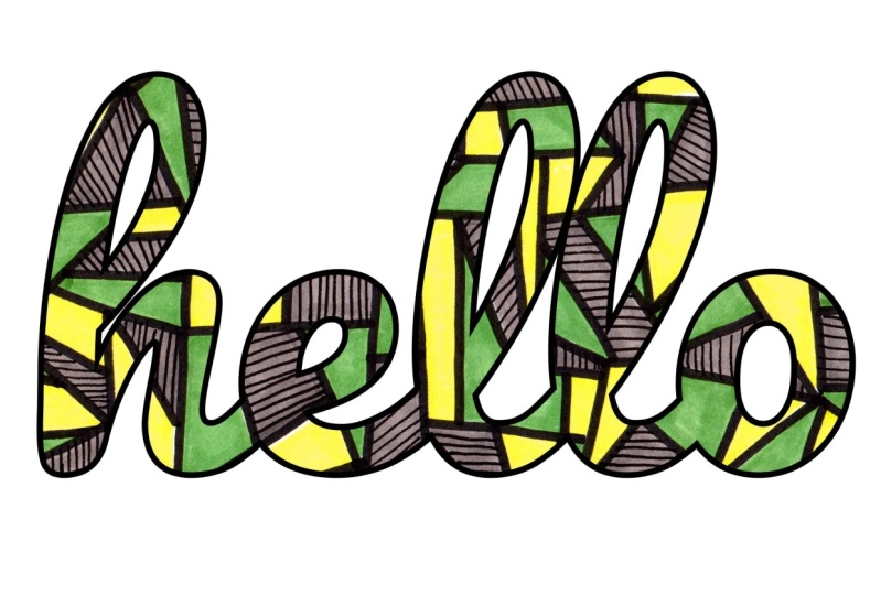 My own art as Typographic art!