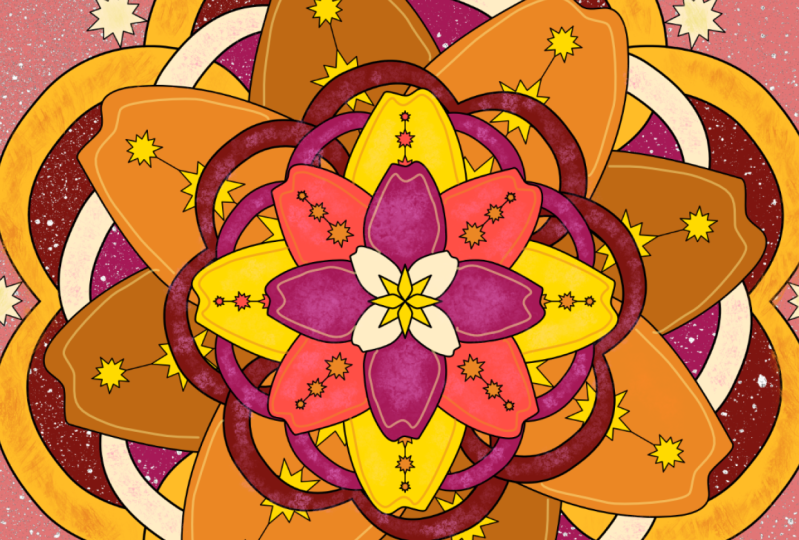 Mandala w/symbols and Final Project