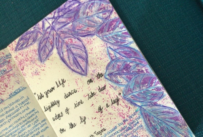Nature Journaling with Helen Colebrook:Lesson 2 Leaf Printing