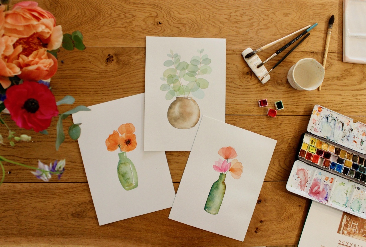 Fleurs en transparence - student project