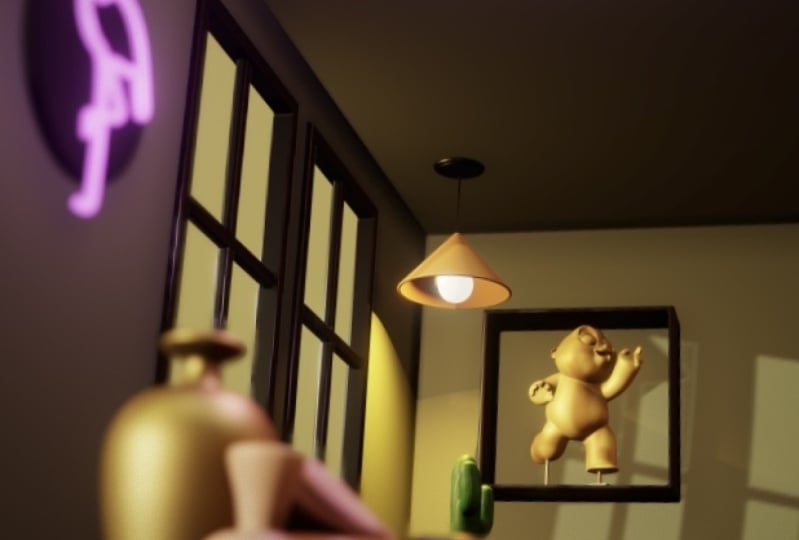 3D room