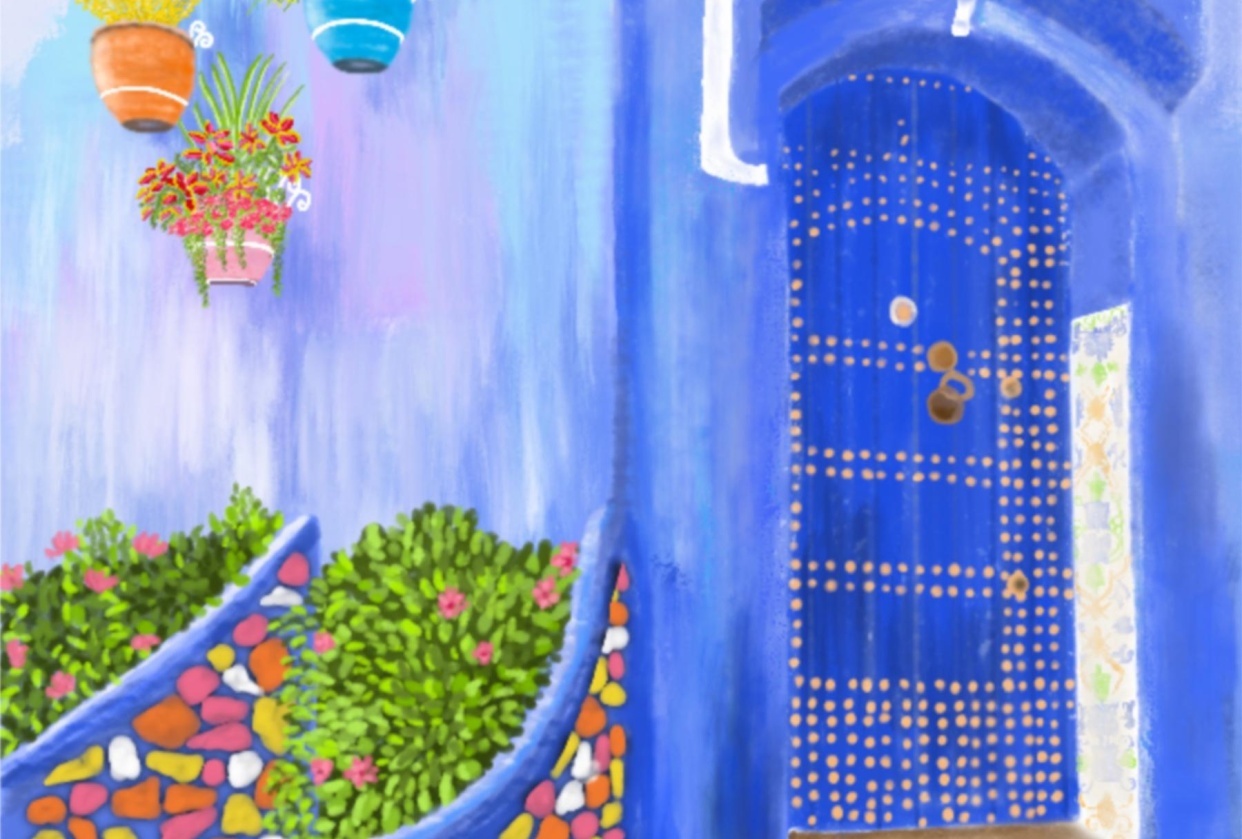 Mediterranean villa - student project