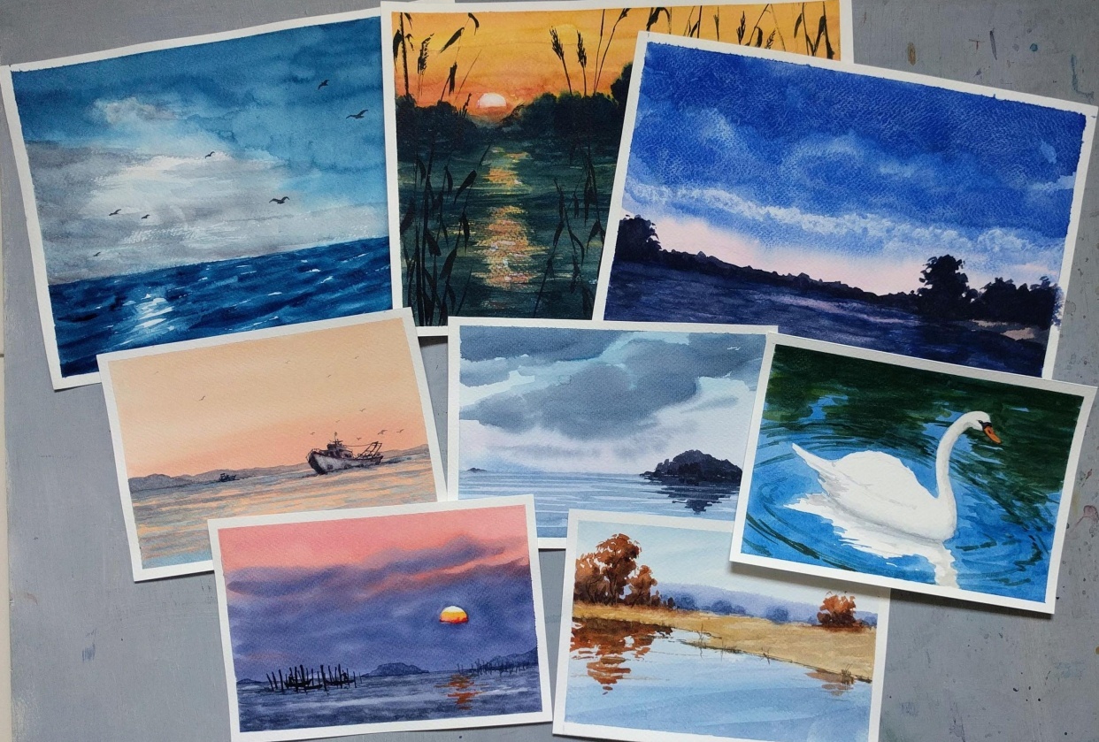 My paintings - student project