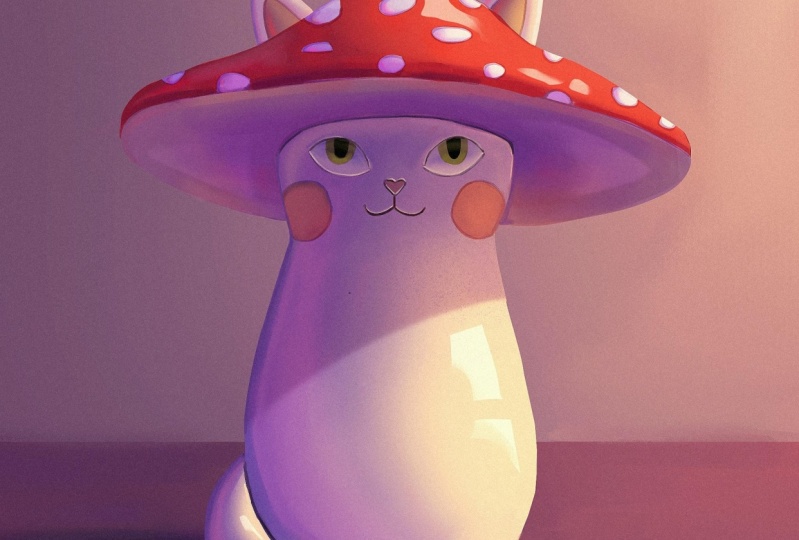 Cat mushroom