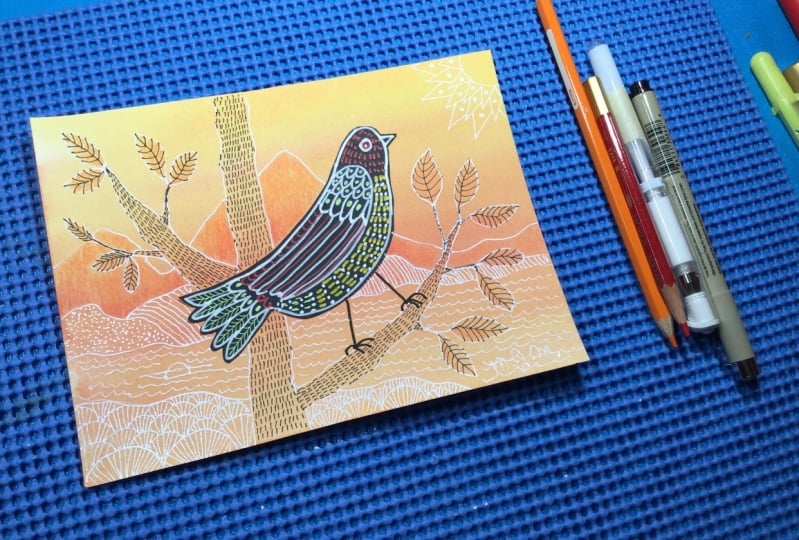 Bird in a Landscape