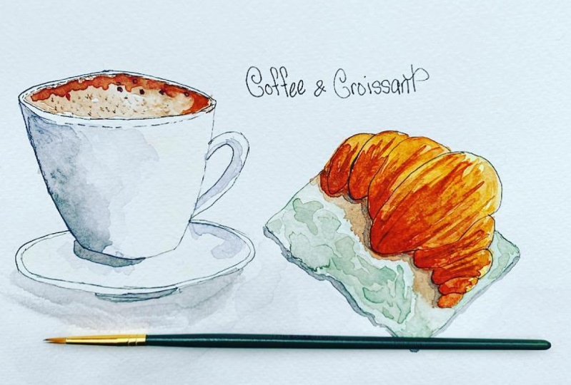 Cappuccino & Croissant