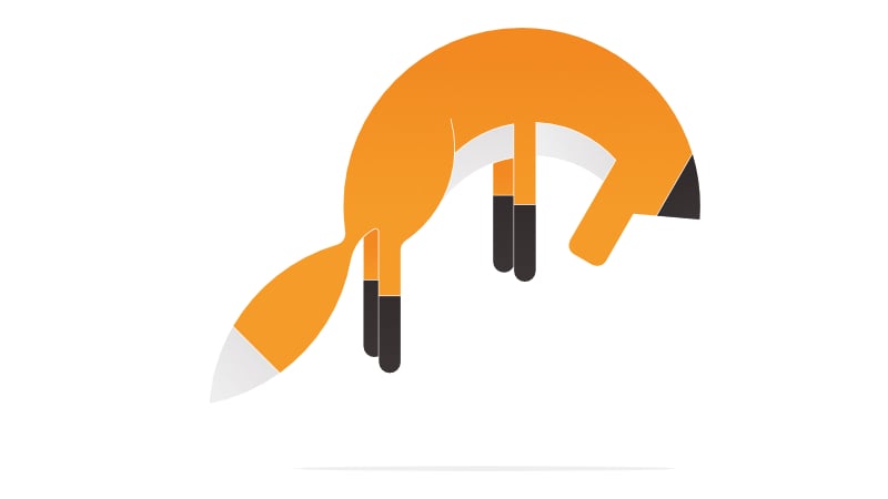 fox logo - student project