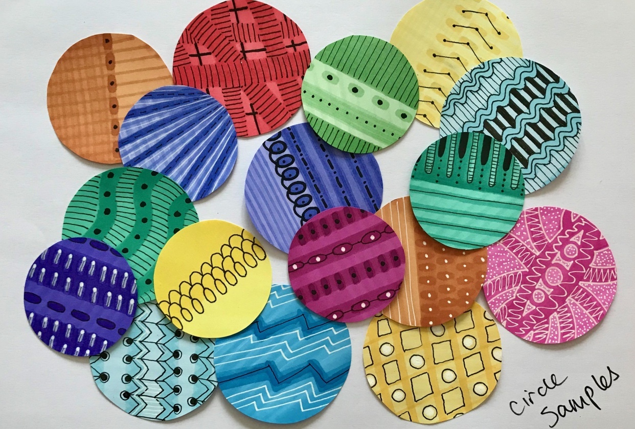 Exploring Colour, Contrast & Pattern - student project
