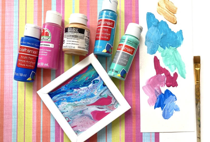 Fluid Art Mini Painting