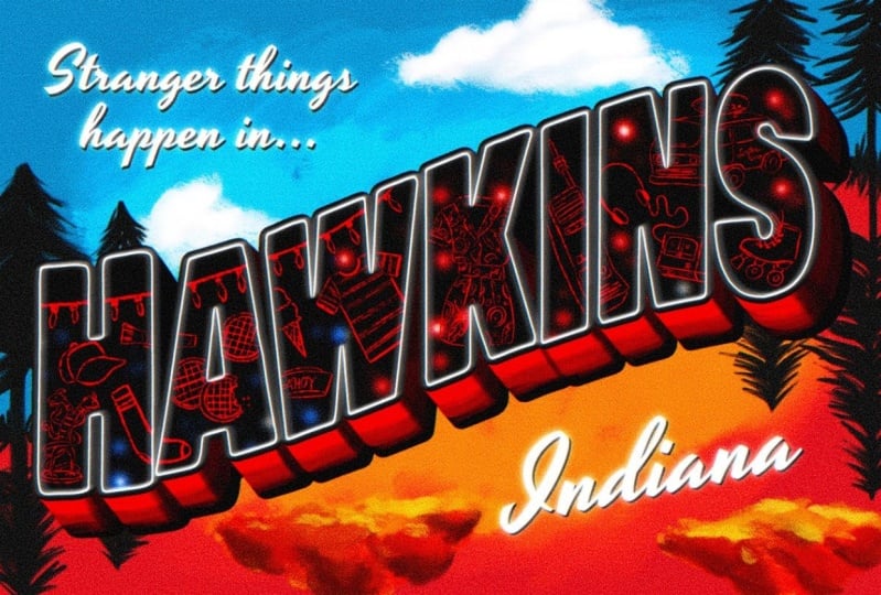 Stranger Things Postcard!