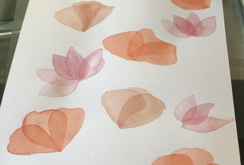 Watercolor pattern