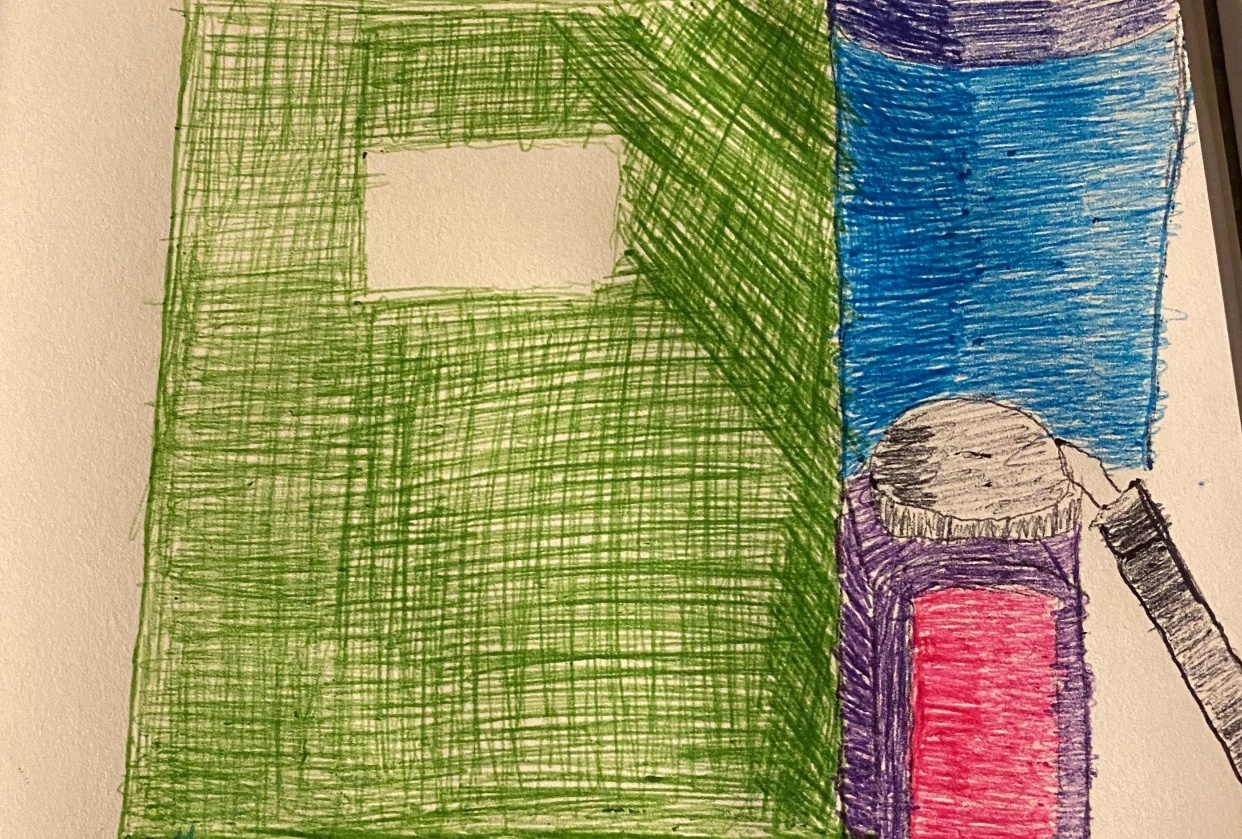 First Ballpoint Pen Drawing - student project
